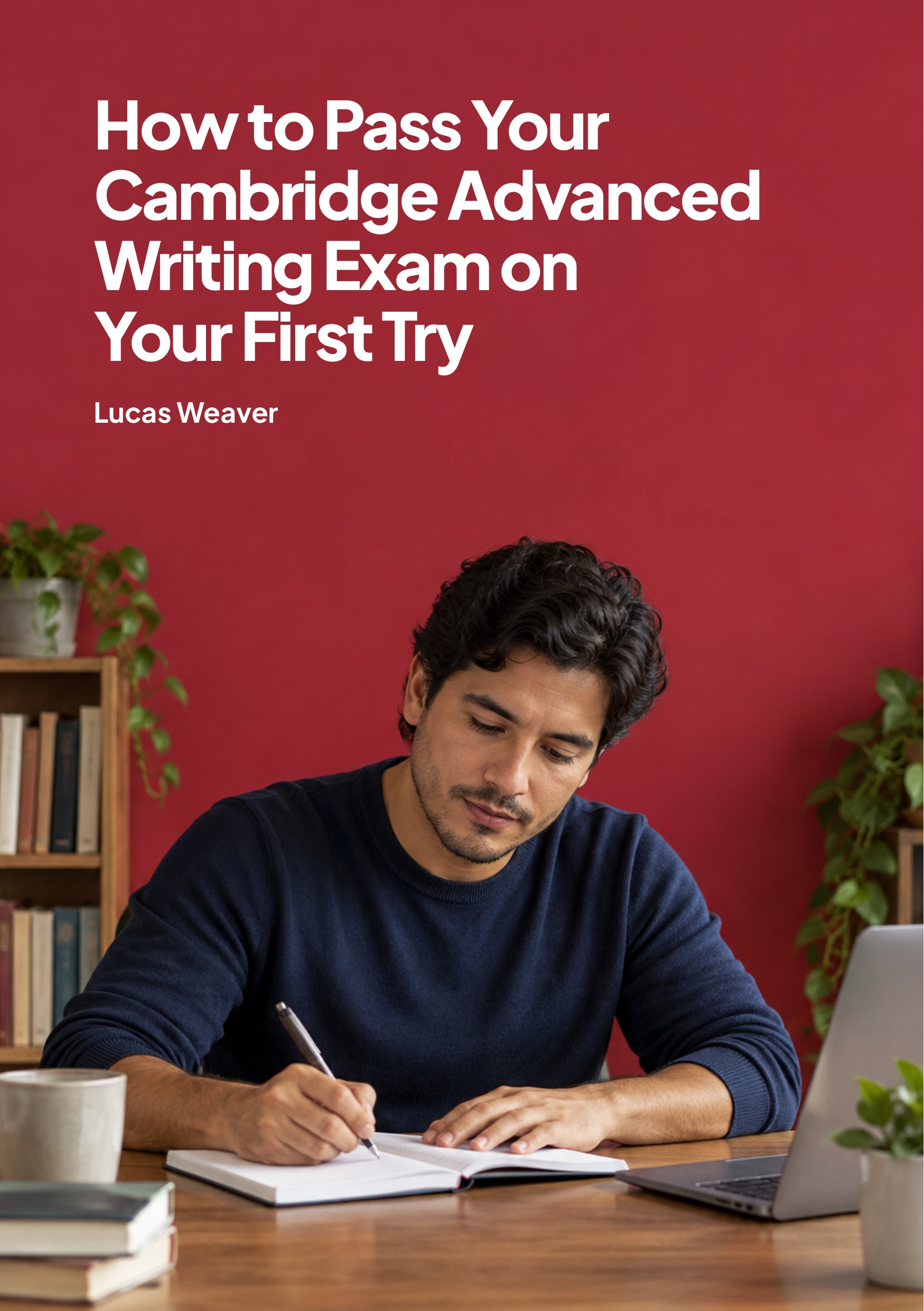 Cover of How to Pass Your Cambridge Advanced Writing Exam on Your First Try, by Lucas Weaver
